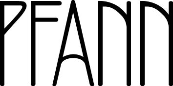 PFANN Logo Schwarze Schrift