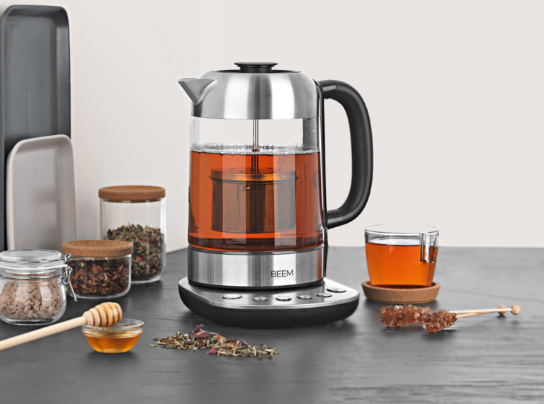 BEEM TeaTime II Wasserkocher mit Teesieb und Temperatureinstellung