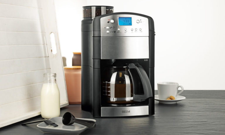 Filterkaffeemaschine mit Mahlwerk BEEM - 1,25 l - Fresh-Aroma-Perfect - Glas