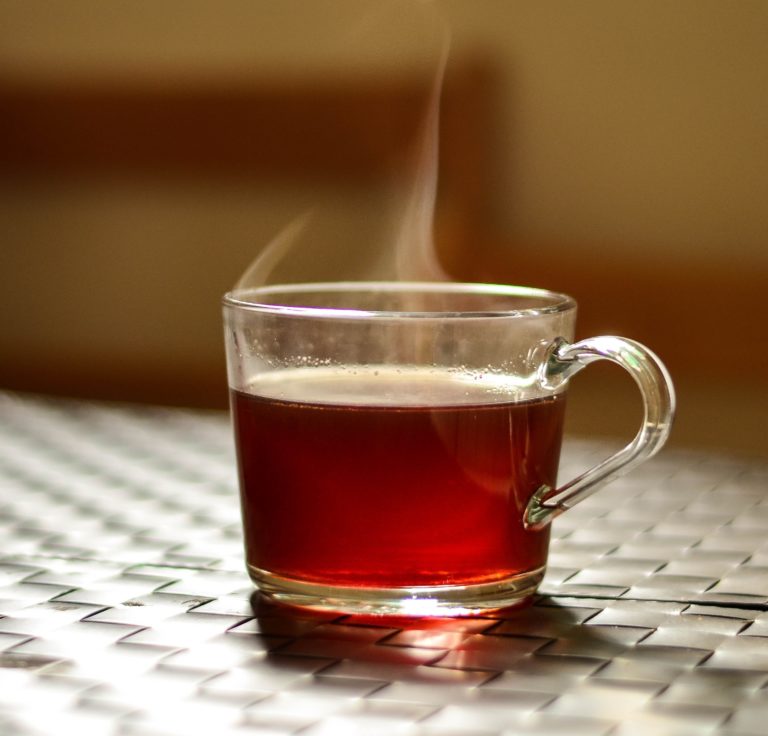 Dampfende Tasse