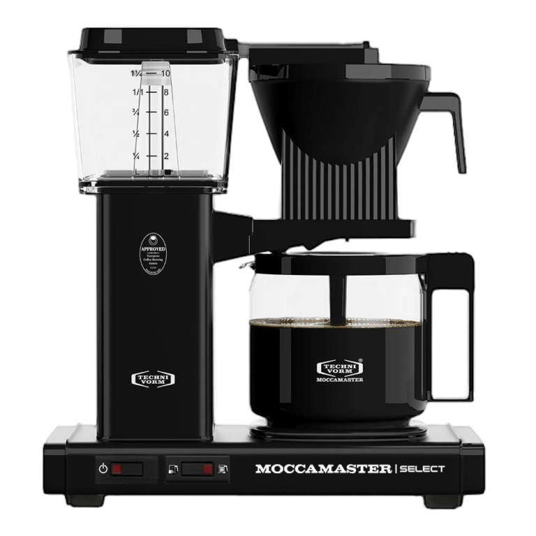 Macchina del caffè a filtro elettrica Moccamaster - 1,25 l - KBG Nera